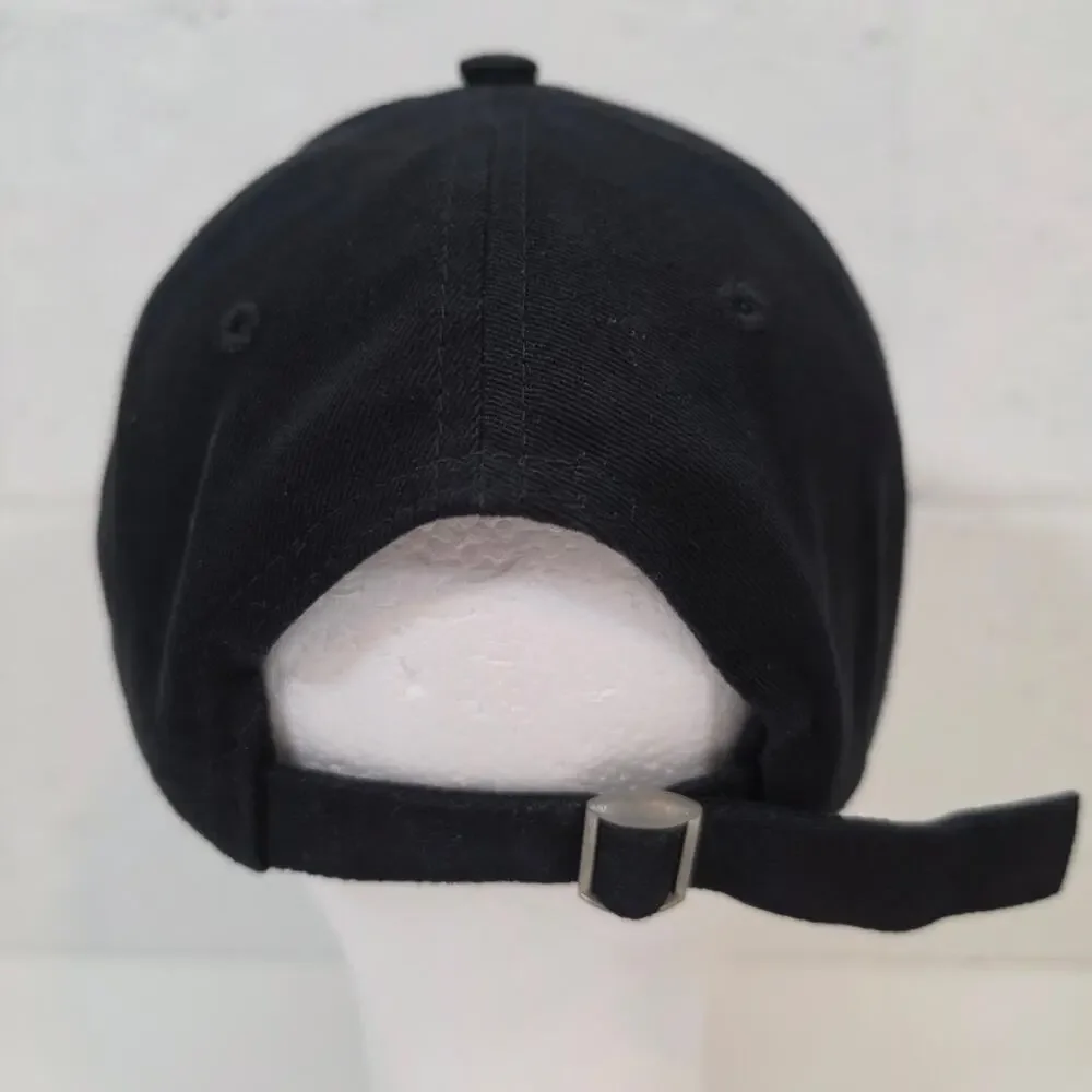 Disney Mickey & Friends Dad Hat Black Mickey Donald Goofy Adjustable Strap Cap